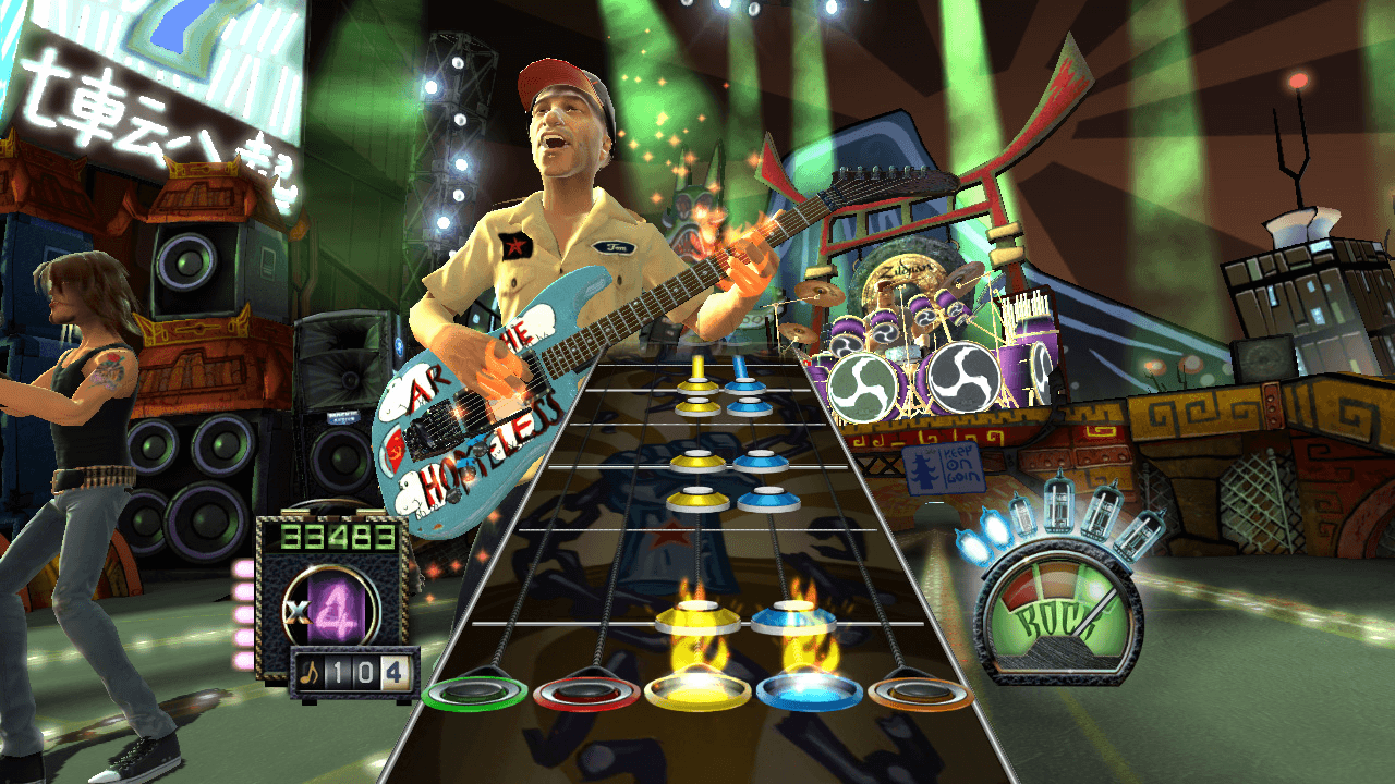 Guitar Hero exploration in low fidelity